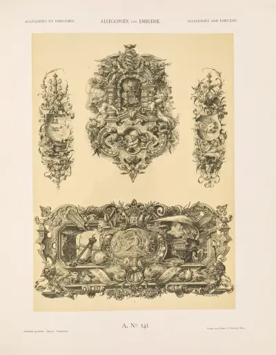 Allegorien und Embleme Vol. II Pl.152 av Albert Ilg