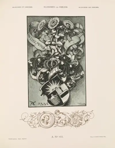 Allegorien und Embleme Vol. II Pl.155 av Albert Ilg