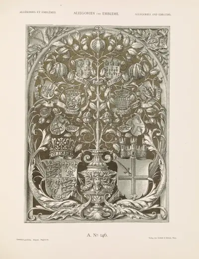 Allegorien und Embleme Vol. II Pl.157 av Albert Ilg
