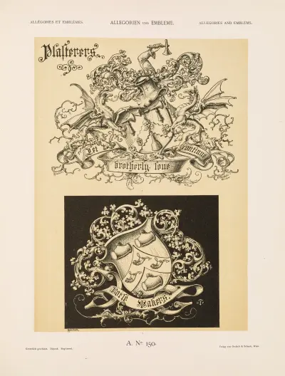 Allegorien und Embleme Vol. II Pl.161 av Albert Ilg