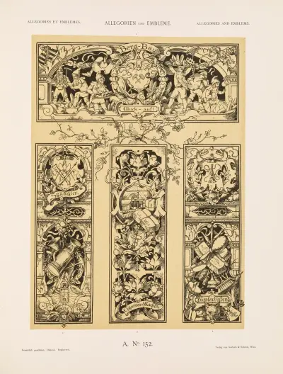 Allegorien und Embleme Vol. II Pl.163 av Albert Ilg