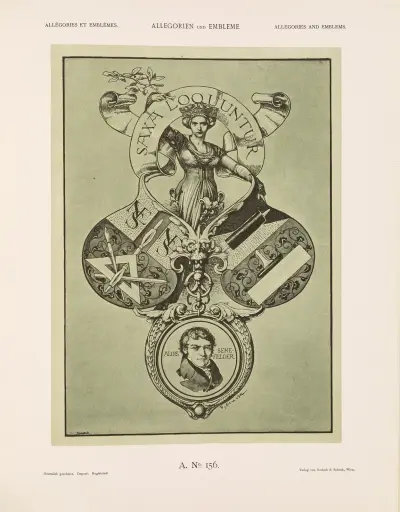 Allegorien und Embleme Vol. II Pl.168 av Albert Ilg