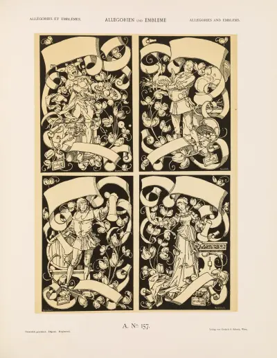 Allegorien und Embleme Vol. II Pl.169 av Albert Ilg