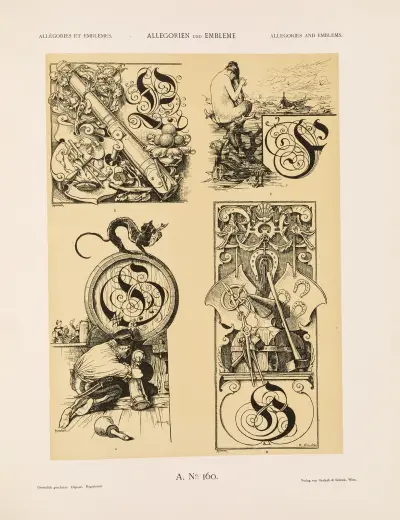 Allegorien und Embleme Vol. II Pl.172 av Albert Ilg