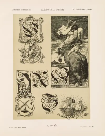 Allegorien und Embleme Vol. II Pl.176 av Albert Ilg