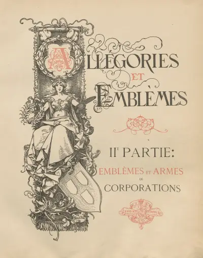 Allegories and Emblems Pl.001 av Albert Ilg