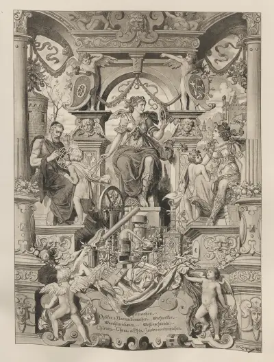 Allegories and Emblems Pl.013 av Albert Ilg