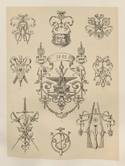 Allegories and Emblems Pl.014 av Albert Ilg