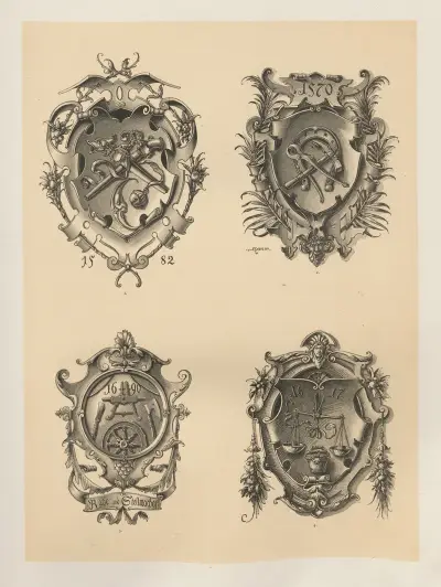 Allegories and Emblems Pl.021 av Albert Ilg