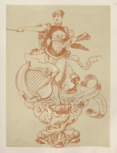 Allegories and Emblems Pl.026 av Albert Ilg
