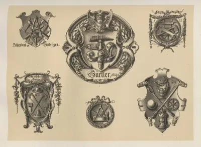 Allegories and Emblems Pl.040 av Albert Ilg