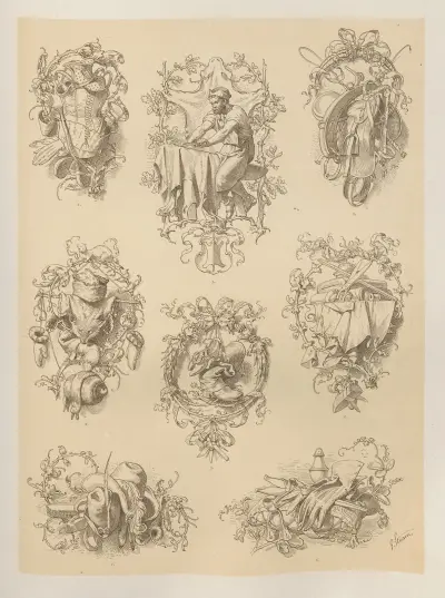 Allegories and Emblems Pl.042 av Albert Ilg