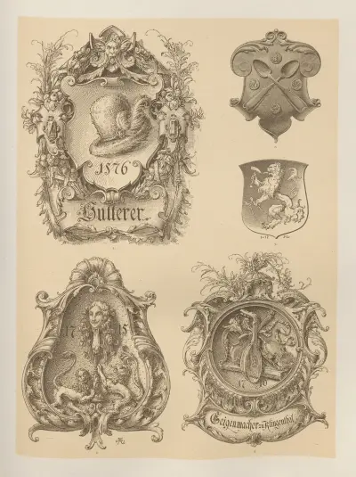 Allegories and Emblems Pl.051 av Albert Ilg