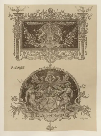 Allegories and Emblems Pl.060 av Albert Ilg