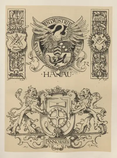 Allegories and Emblems Pl.090 av Albert Ilg