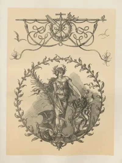 Allegories and Emblems Pl.101 av Albert Ilg