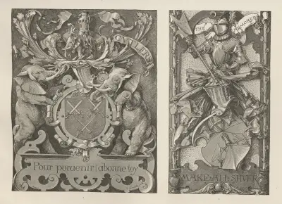 Allegories and Emblems Pl.102 av Albert Ilg