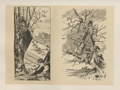 Allegories and Emblems Pl.103 av Albert Ilg
