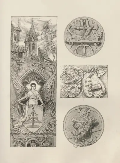 Allegories and Emblems Pl.104 av Albert Ilg