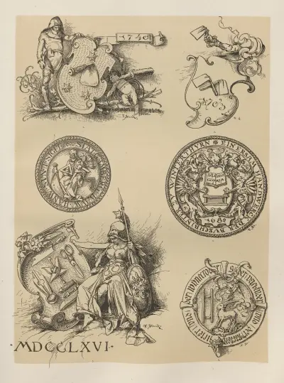 Allegories and Emblems Pl.106 av Albert Ilg