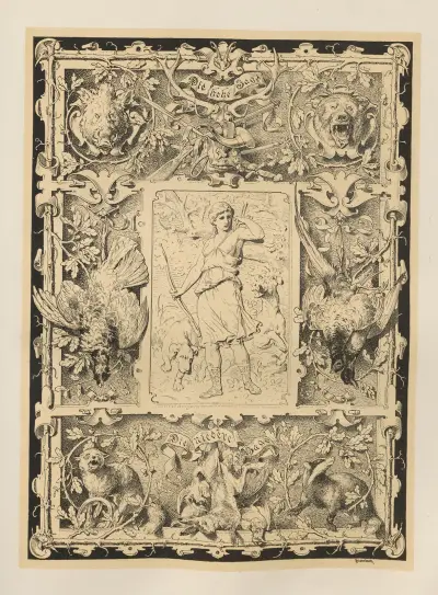 Allegories and Emblems Pl.108 av Albert Ilg