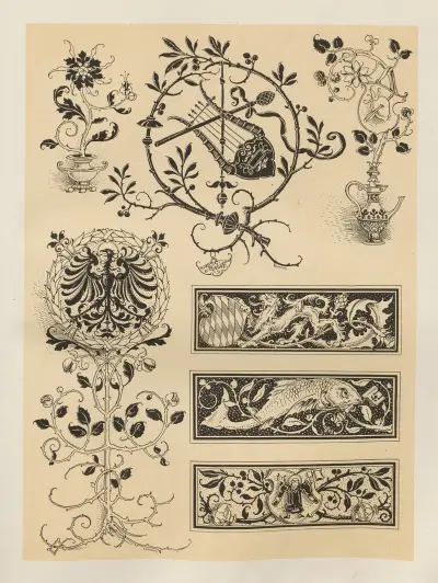 Allegories and Emblems Pl.109 av Albert Ilg