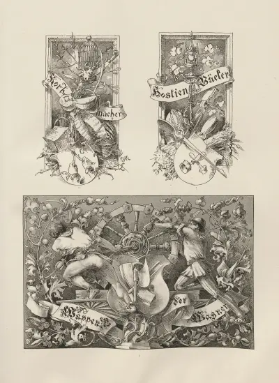 Allegories and Emblems Pl.111 av Albert Ilg