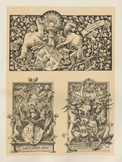 Allegories and Emblems Pl.122 av Albert Ilg