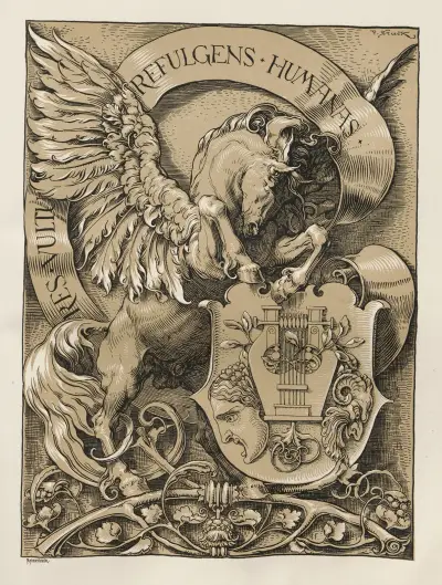 Allegories and Emblems Pl.124 av Albert Ilg