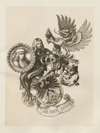 Allegories and Emblems Pl.137 av Albert Ilg