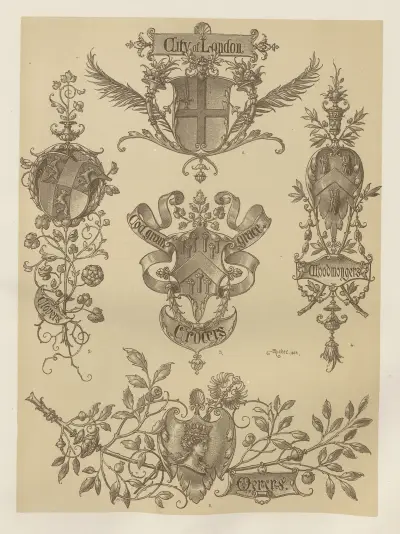 Allegories and Emblems Pl.145 av Albert Ilg