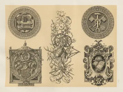 Allegories and Emblems Pl.150 av Albert Ilg