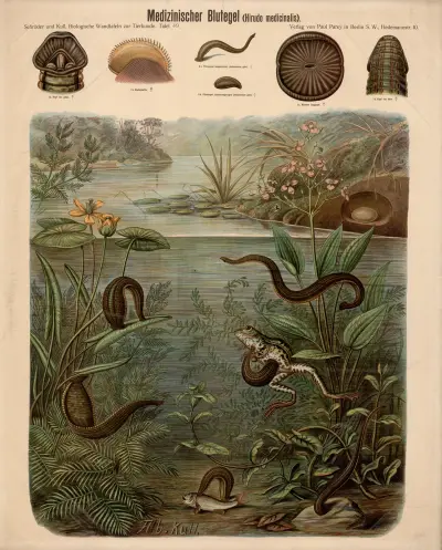 Pijavice lékařská (Hirudo medicinalis), Albert Kull