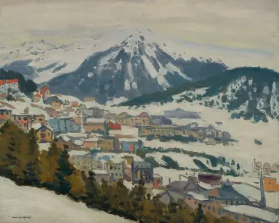 Davos sous la neige, Albert Marquet
