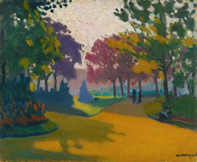 Jardin Du Luxembourg av Albert Marquet