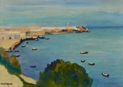 La Casbah des Oudaïa av Albert Marquet