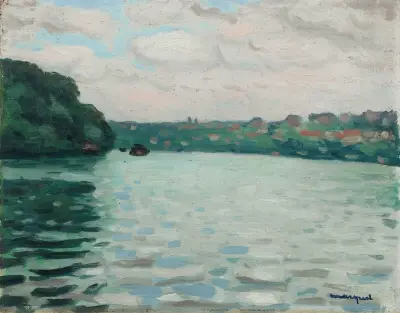 La Seine À La Frette av Albert Marquet