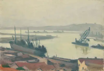 Le Cargo av Albert Marquet