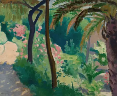 Le jardin à l’Estaque av Albert Marquet