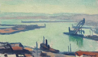 Le Port de l’Agha av Albert Marquet