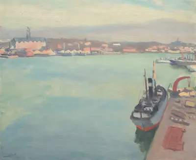 Le port de Stockholm, matin de printemps, Albert Marquet