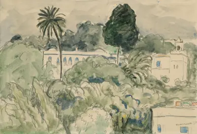 Maisons Arabes, Alger av Albert Marquet