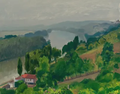 Méricourt, Temps Gris av Albert Marquet