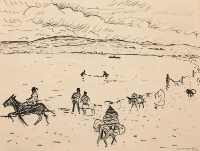 Plage de Tanger av Albert Marquet