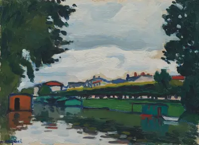 Poissy, les quais av Albert Marquet