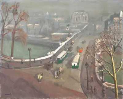 Pont-Neuf, brume d’automne, Albert Marquet