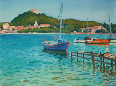 Porquerolles, après-midi d’été av Albert Marquet