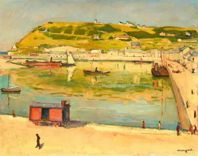 Port de Fécamp av Albert Marquet