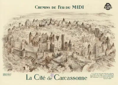 Chemins de fer du Midi. La Cité de Carcassonne av Albert Robida