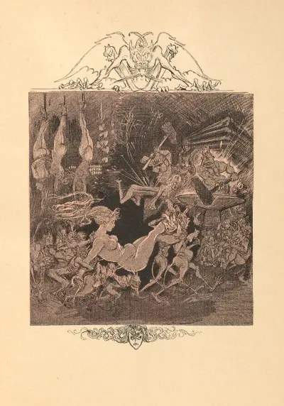 La Courtisane aux Enfers av Albert Robida